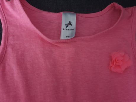 Ruzove volanove saty, palomino,140