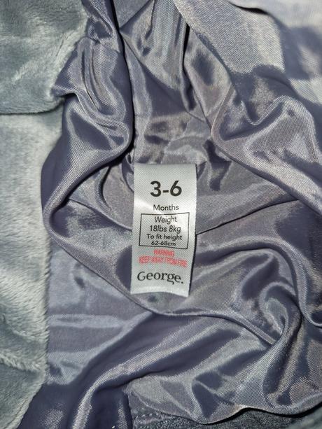 Zimná kombinéza 3-6( 62-68), george,62