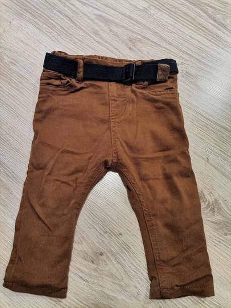 Chlapčenske hnedé nohavice, h&m,74