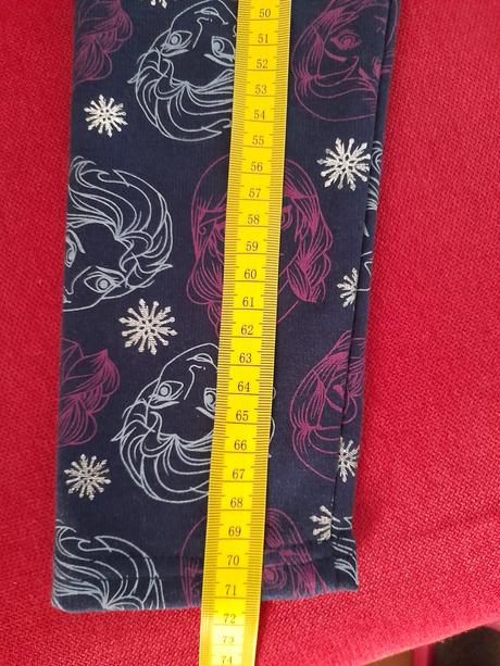 Zateplene nohavice frozen - nenosene, primark,128