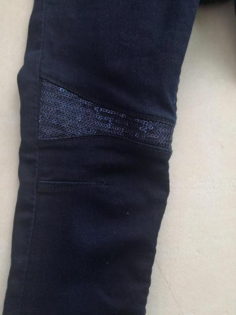 Nohavice riflove, h&m,116