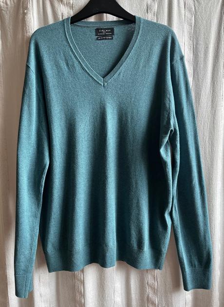 Zara pulover s hodvábom + kašmírom vel.l, zara,l