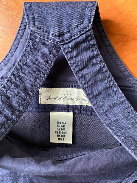 Sukňa na traky, h&m,104