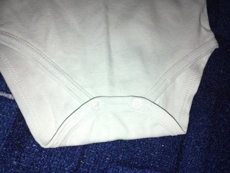 Čisto biele body 62/68 dlhý rukáv, 62