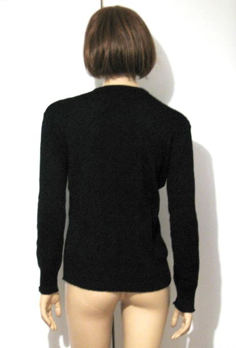 Čierny tenký pulóver, l