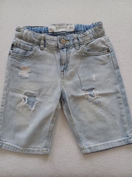 Chlapčenské riflové kraťase, terranova,128