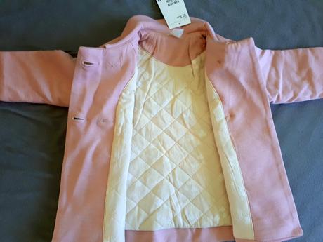 Hm kabát z vlnenej zmesi-veľ.92-úplne nový,nenosen, h&m,92