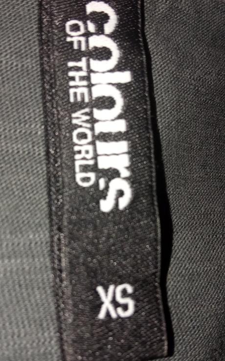 Sivé melírované tričko s nápisom (xs), colours of the world,xs