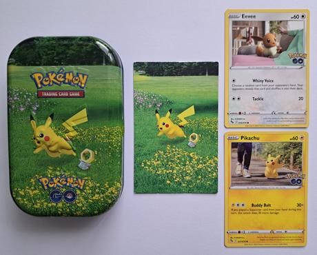 Pokémon go plechovka pikachu, 