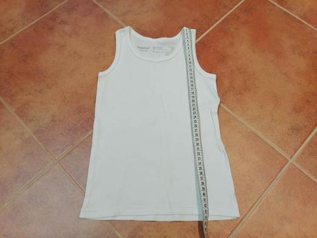 2x biele tielko veľ. 110/116, lupilu,110