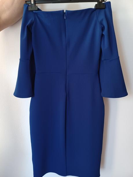 Modré šaty, h&m,36