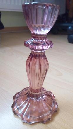 Kvalitné hrubé sklo svietnik,