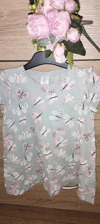 Lindex motýlikové tričko, lindex,104