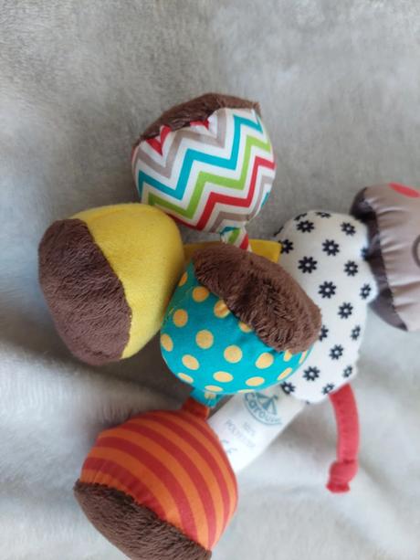 Zebra závesná hračka na kočík,