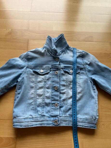 Rifľová bunda v. 128, h&m,128