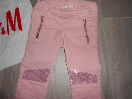 H&m krásne skinny nohavice č. 92, h&m,92