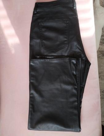 Super koženkové nohavice hm, h&m,44