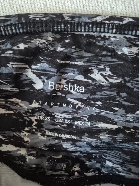 2x 3/4 legíny, bershka,xs