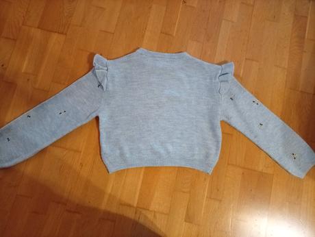 Svetrík s kvietkami, zara,152