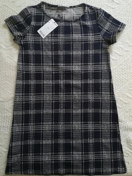 Dámske kockové šaty, mango,s