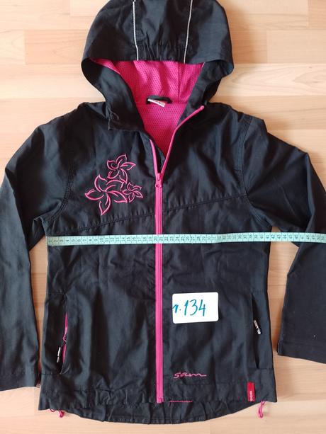 Športová prechodná bunda zn. sam v. 134 /+ šaty za, s.a.m.,134