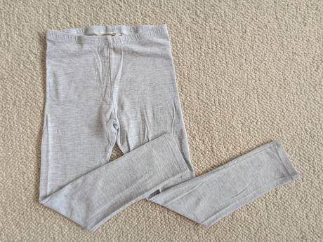 Svetlo šedé legíny, h&m,116