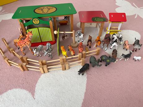 Drevená hračka zoo, 