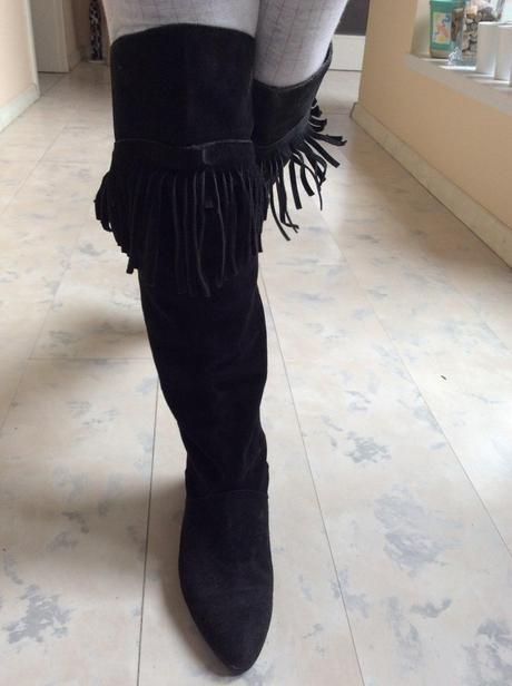 Semišové čižmy 37,5 - 38, 38