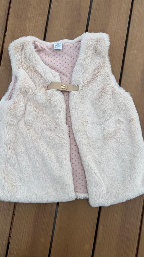 Kožušinková vestička lindex 122/128, lindex,128
