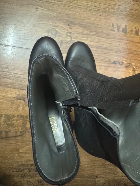 Kožené čižmy marie claire, 38