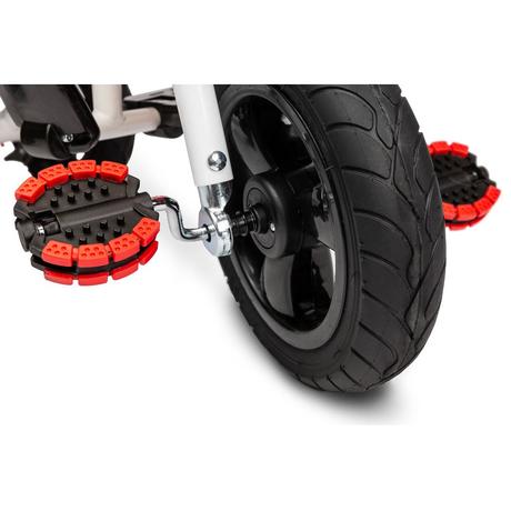 Otočná detská trojkolka red,