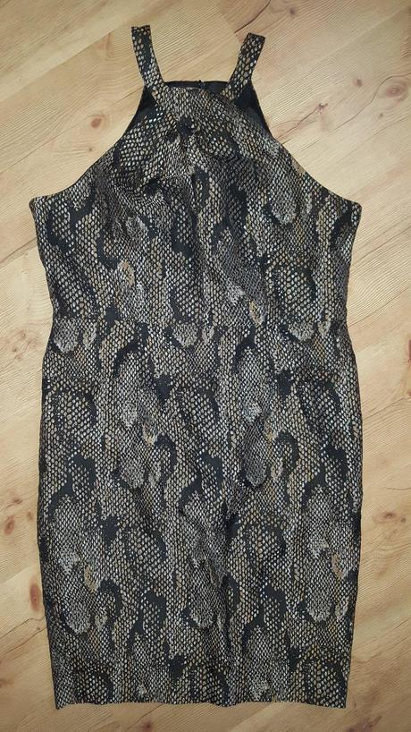 Šaty s hadím vzorom, h&m,44
