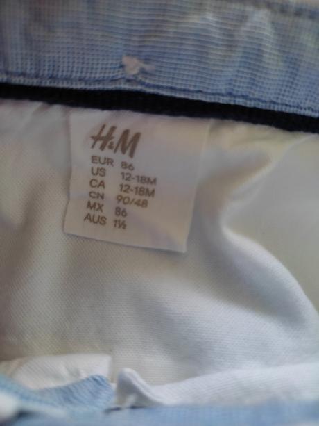 Košeľa s dlhým rukávom, h&m,86