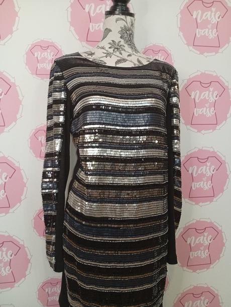 Flitrované šaty, l