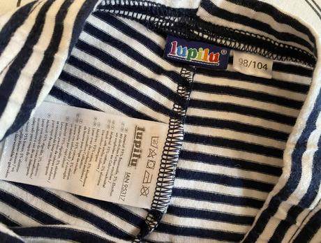 Kvalitné pásikové legínky v.104/110, lupilu,104