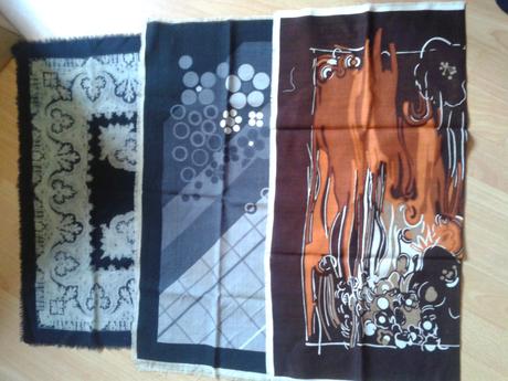 Šatky 4 ks- cena za kus 2 eura, s