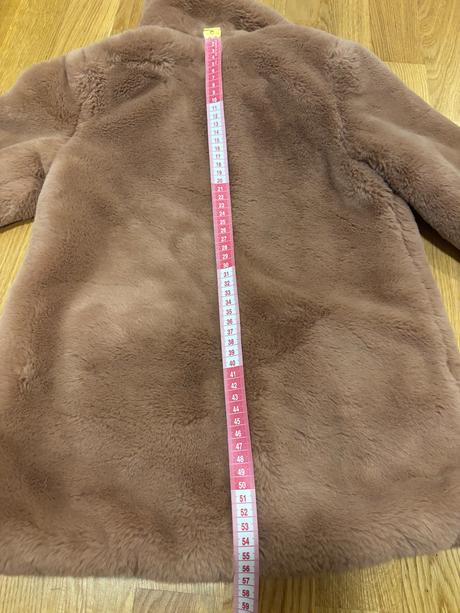 Dievčenský zimný kožuštek, h&m,128