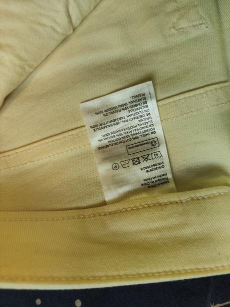 Žlté kraťasy, h&m,38