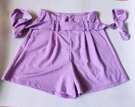 Šortky s vysokým pásom cropp, s