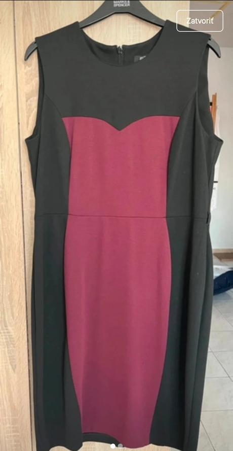 Ciernobordove saty, bonprix,46