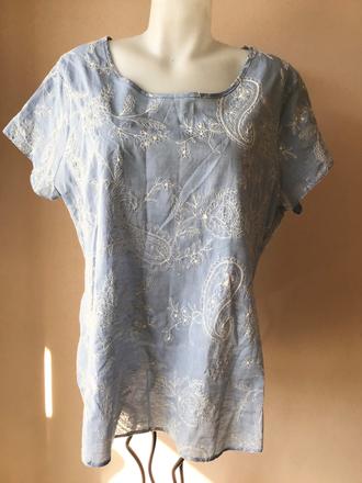 Krasna bavlnena bluzka /39, 46 / 48