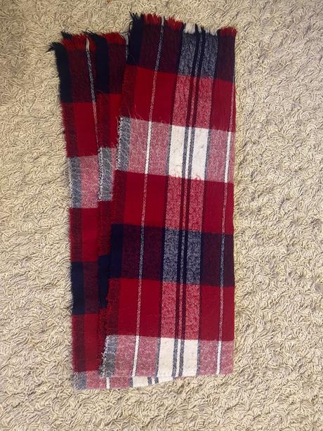 Hrubý šál kockovaný, 
