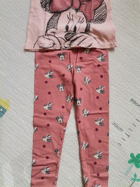 2krat oblečená súprava minnie, h&m,104