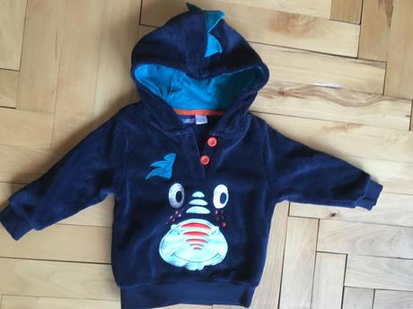 Hrubšia flisová mikina, lupilu,80