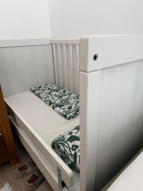 Postieľka pre bábätko ikea, zadarmo doplnky, šírka (cm): 60,dĺžka (cm): 120