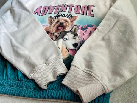 Mikina psy 134/140, h&m,134