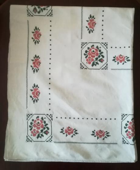 Retro ľanový obrus,