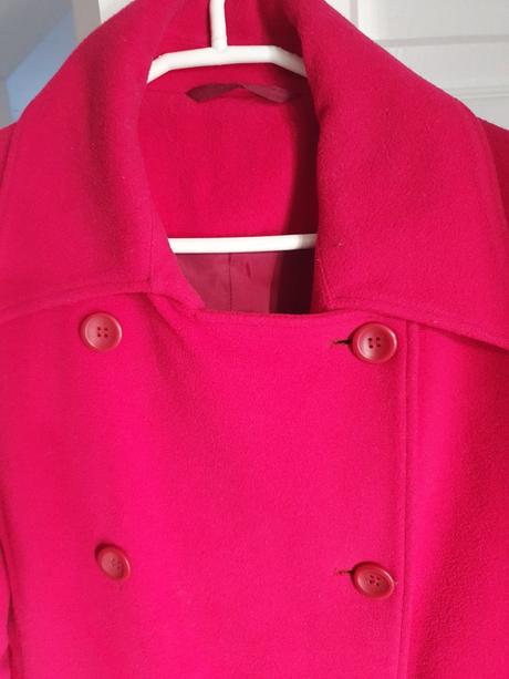 Odemat senec rúžový flaušový kabát, 40