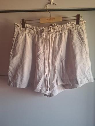 Dámske šortky s prímesou ľan, h&m,m