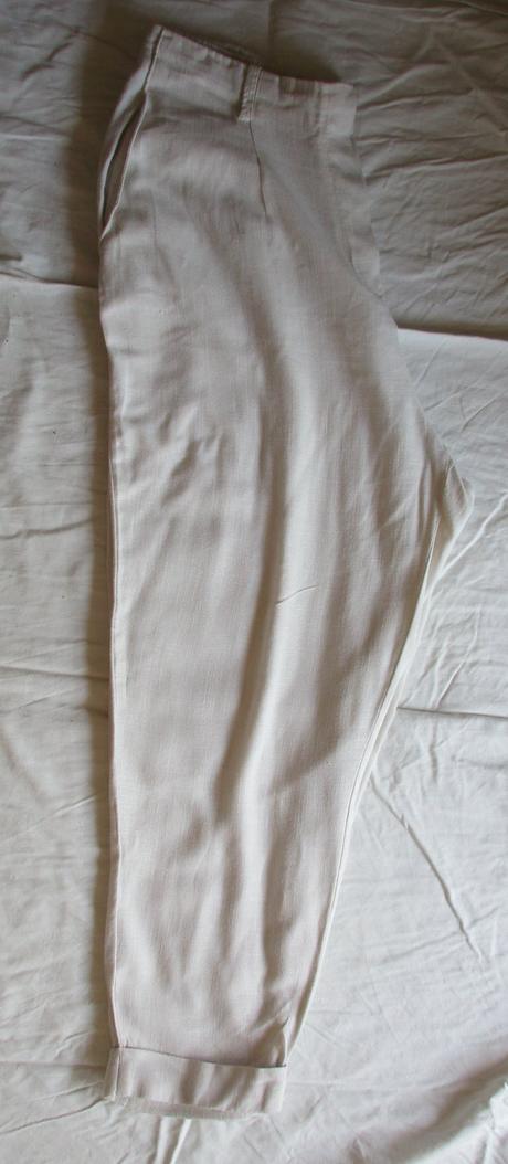 Lanové lahučké 3/4 nohavice č.xl, xl